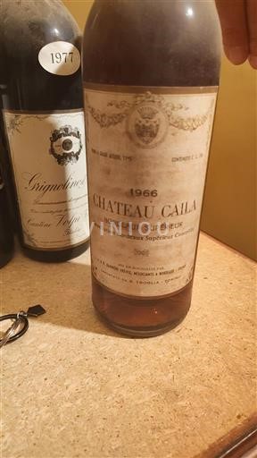 Bordeaux Bordeaux Supérieur Château Cailia 1966