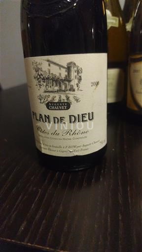 Valle del Rodano Côtes-du-Rhône Auguste Chauvet Plan de Dieu 2009