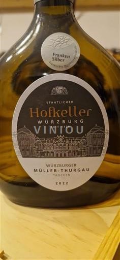 Franconia Staatlicher Hofkeller Würzburg Würzburger Müller-Thurgau trocken 2022