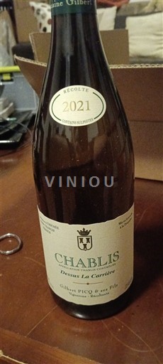 Borgogna Chablis Gilbert Picq et Fils Dessus La Carrière 2021