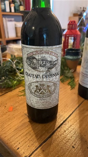 Bordeaux Haut-Médoc Grand Cru Château Camensac 1990