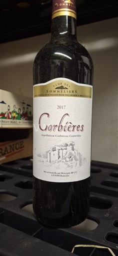 Languedoc Corbières Club des Sommeliers 2017