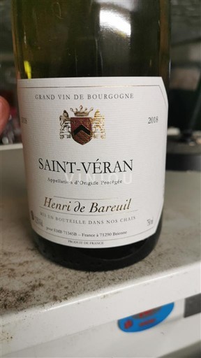 Burgundija Сен-Веран Henri de Bareuil 2018