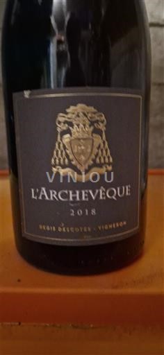 Rượu vang Rouge sec L'Archevêque Régis Descotes 2018 Pháp Lyonnais Đồi Lyonnais AOC