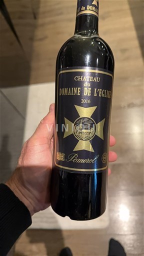 Bordeaux Pomerol Domaine Domaine de l'Eglise 2016