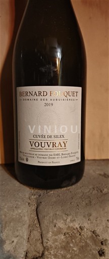 Loire Valley Vouvray Domaine Bernard Fouquet - Domaine des Aubuisieres de Silex 2019