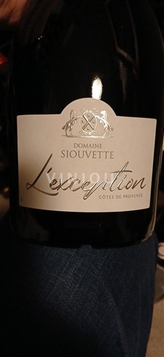 Provence Côtes de Provence Domaine Siouvette L'exception 2021