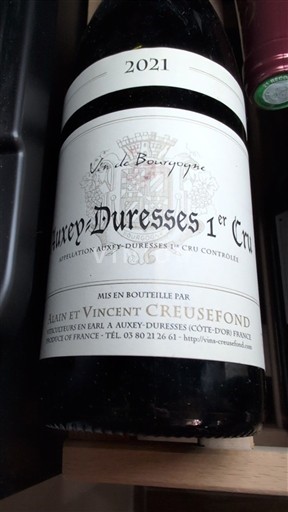 Burgundi Pernand-vergelesses Premier Cru Alain et Vincent Creusefond 2021