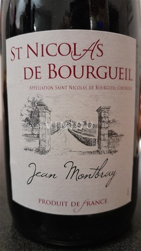 Loire-dalen Saint-Nicolas-De-Bourgueil Jean Montbray Ikke årgangsbestemt