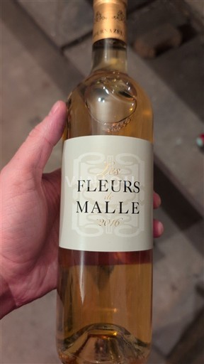 Bordeaux Sauternes Château Malle Les Fleurs de Malle 2016