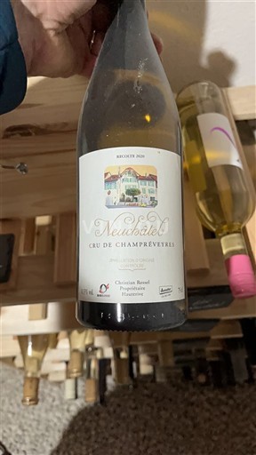 Neuchâtel Neuchâtel AOC Christian Rossel Cru de Champreveyres 2020