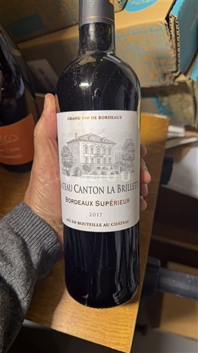 Bordeaux Bordeaux Supérieur Château Canton La Brillette 2017