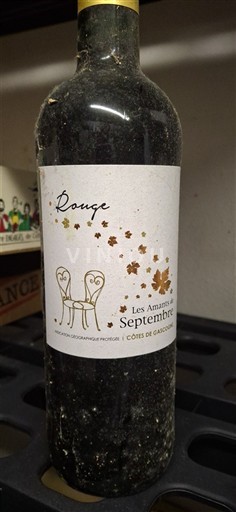 Sud-Ouest Côtes de Gascogne Les Amants de Septembre 2017