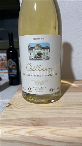 Neuchâtel Neuchâtel AOC Christine Rosel Chardonnay 2019