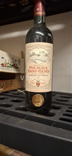 Bordeaux Bordeaux Supérieur Château Poujeaux Saint-Genes 2016