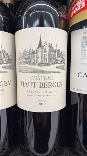 Bordeaux Pessac-Léognan Château Haut-Bergey 2019