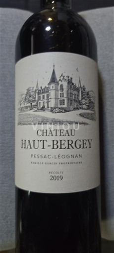 Burdeos Pessac-Léognan Château Haut-Bergey 2019