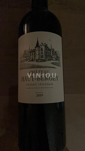 Bordo Pessac-Léonjan Château Haut-Bergey 2019