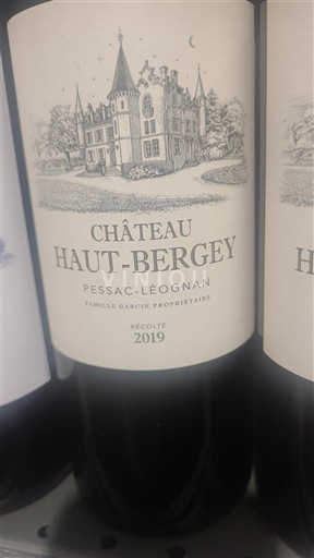 Bordeaux Pessac-Léognan Château Haut-Bergey 2019