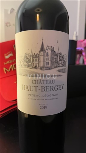 Bordeaux Pessac-Léognan Château Haut-Bergey 2019