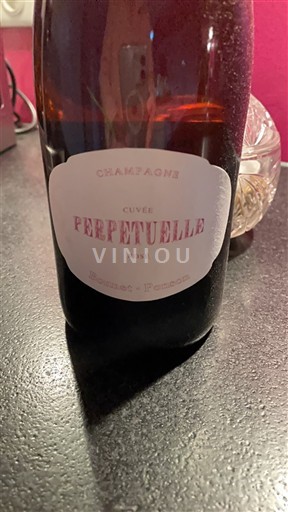 Peneča vina Rosé brut Perpétuelle Bonnet-Ponson 2023 Francija Šampanja Šampanjec AOC