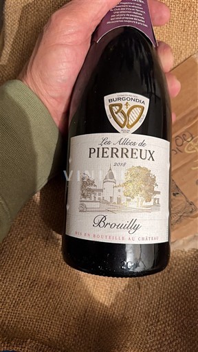 Beaujolais Brouilly Les Allées de Pierreux 2018