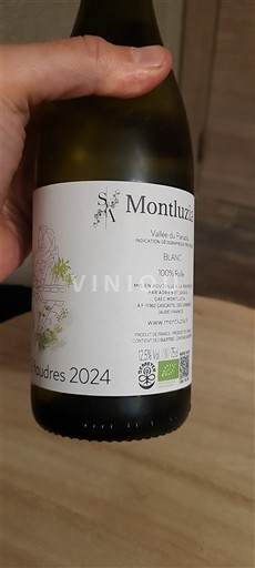 Vina Blanc sec Coup 2 Foudres Montluzia 2024 Francija Languedoc in Roussillon Dolina paradiža IGP