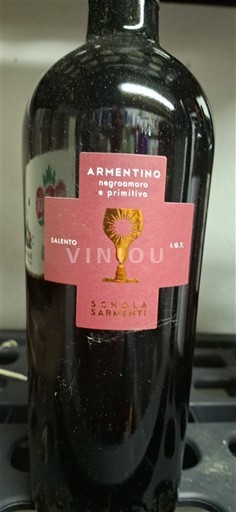 Apulien Susumaniello Salento Schola Sarmenti Armentino 2021