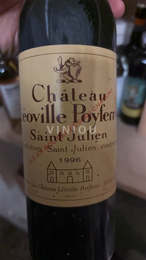 Bordeaux Saint-Julien Grand Cru Château Léoville Poyferré 1996