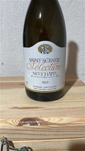 Neuchâtel Neuchâtel AOC Domaine Saint-Sébaste Sélection 2023