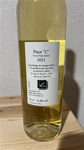 Neuchâtel La Béroche Vins Keller SA Pour "L" 2023
