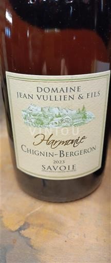 Savoie ja Bugey Chignin-Bergeron Domaine Jean Vullien & Fils Harmonie 2023