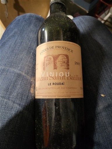 Provence Côtes de Provence Château Saint Baillon Le Roudai 2007