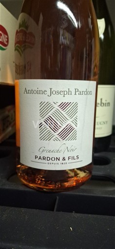 Linguadoca e Rossiglione Paese d'Oc Pardon & Fils Antoine Joseph Pardon Grenache Noir Senza annata