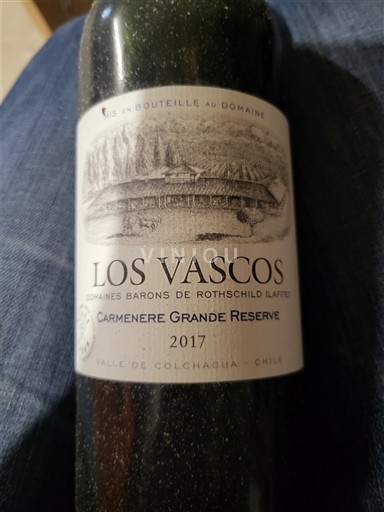 Valle del Rapel Valle de Colchagua Los Vascos Carmenere Grande Reserve 2017