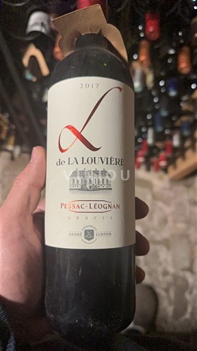 Bordeaux Pessac-Léognan Château La Louvière L de La Louvière 2017