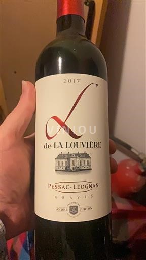 Bordeaux Pessac-Léognan Château La Louvière L de La Louvière 2017