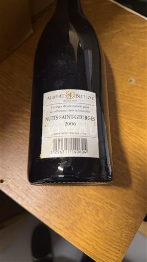 Bourgogne Nuits-saint-georges Albert Bichot 2006