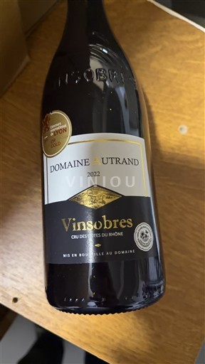 Rhône Valley Vinsobres Domaine Autrand 2022