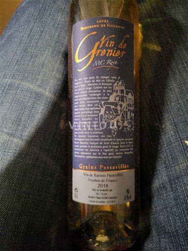 Southwest Not Specified Bertrand de Gourdon Vin de Grenier MC Roche 2018