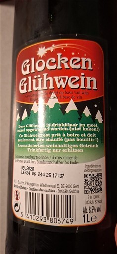 Renania. Rheinhessen Glocken Glühwein Sin añada