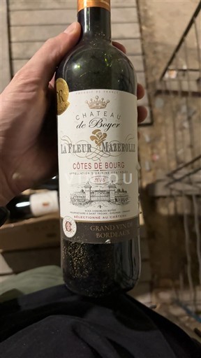 Burdeos Côtes-de-bourg Château Boyer La Fleur Mazerolle 2016