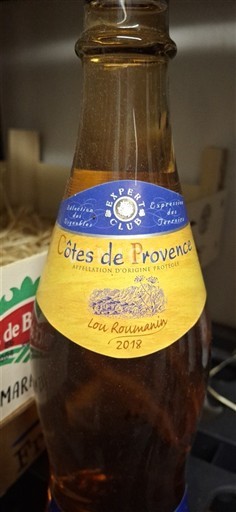 Provansa Côtes-de-Provence Expert Club Lou Roumanin 2018