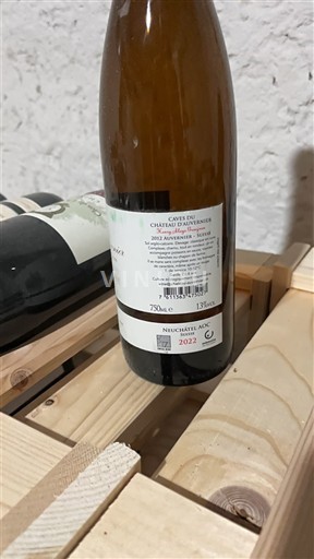 Neuchâtel Neuchâtel AOC Château Caves du Château d'Auvernier 2022