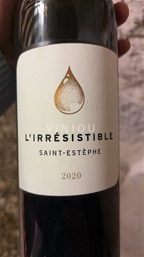 Burdeos Saint-Estèphe L'IRRÉSISTIBLE 2020
