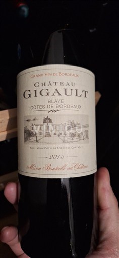 Bordeaux Blaye-Côtes-de-Bordeaux Château Gigault 2015