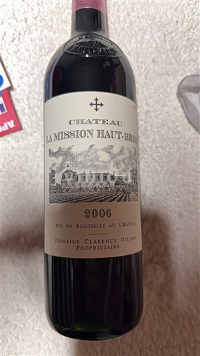 Bordeaux Pessac-Léognan Grand Cru Château La Mission Haut-Brion 2006