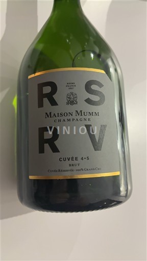 Champagne Sâm-panh Grand Cru Maison Mumm RSRV 4+5 Không niên vụ
