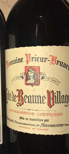 Burgundy Côte de Beaune Villages Domaine Prieur-Brunet Non-Vintage