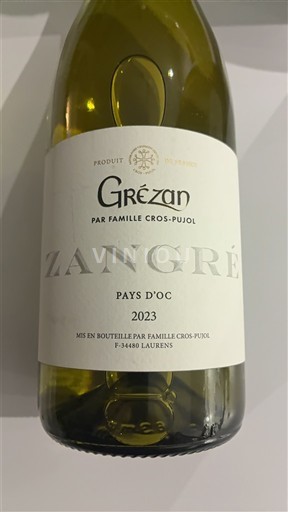 Languedoc in Roussillon Pays d'Oc Grézan Zangré 2023